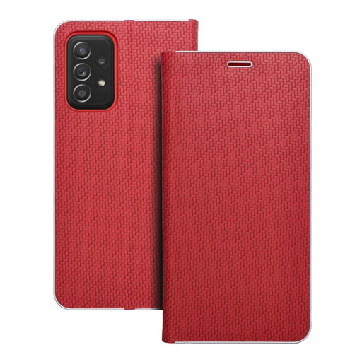 LUNA Carbon Fliptok Samsung Galaxy A52 5G / A52 LTE (4G) / A52s 5G piros LUNA Carbon Fliptok Samsung Galaxy A52 5G / A52 LTE (4G) / A52s 5G piros