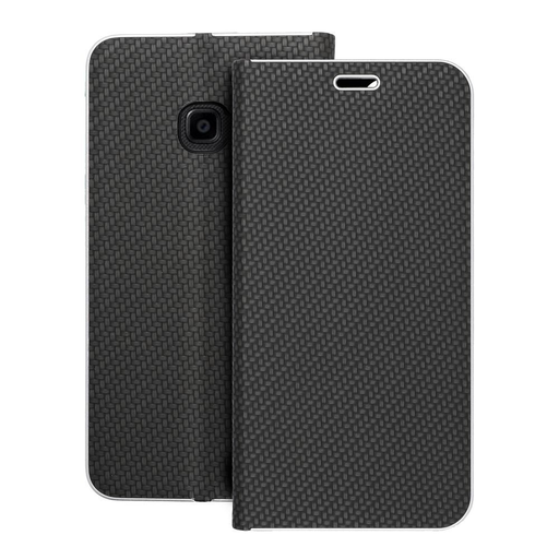 LUNA Fliptok Carbon Samsung Galaxy Xcover 4 fekete tok