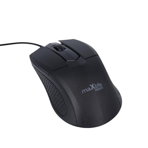 Maxlife Home Office MXHM-01 optikai egér 1000 DPI 1,2 m fekete,