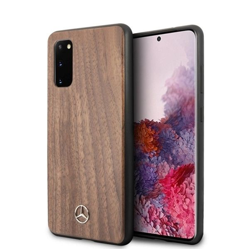 Mercedes MEHCS62VWOLB S20 G980 kemény tok, világosbarna Wood Line Walnut tok Mercedes MEHCS62VWOLB S20 G980 kemény tok, világosbarna Wood Line Walnut tok