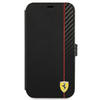 Ferrari FESAXFLBKP13SBK iPhone 13 mini 5.4" black/black book On Track Carbon Stripe - 0. kép