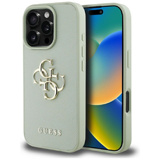Guess Hardcase PU Grained Big 4G és Classic Logo tok iPhone 16 Pro Max 6,9