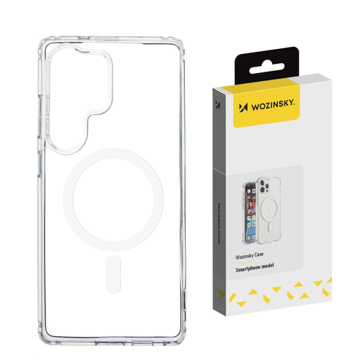 Wozinsky Ultra Clear MagSafe tok Samsung Galaxy S25 - Átlátszó Wozinsky Ultra Clear MagSafe tok Samsung Galaxy S25 - Átlátszó