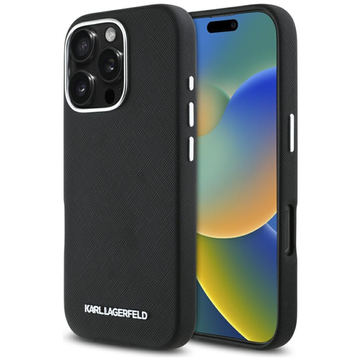 Karl Lagerfeld Hardcase MagSafe FW Saffiano Metal Logo tok iPhone 16 Pro Max 6,9 Karl Lagerfeld Hardcase MagSafe FW Saffiano Metal Logo tok iPhone 16 Pro Max 6,9