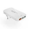 Hama GaN Töltő 65W 2x USB-C 1x USB-A Összecsukható - Fehér - 1. kép