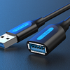 Hosszabbító kábel USB 3.0 apa-anya Vention CBHBH 2m Fekete, - 0. kép