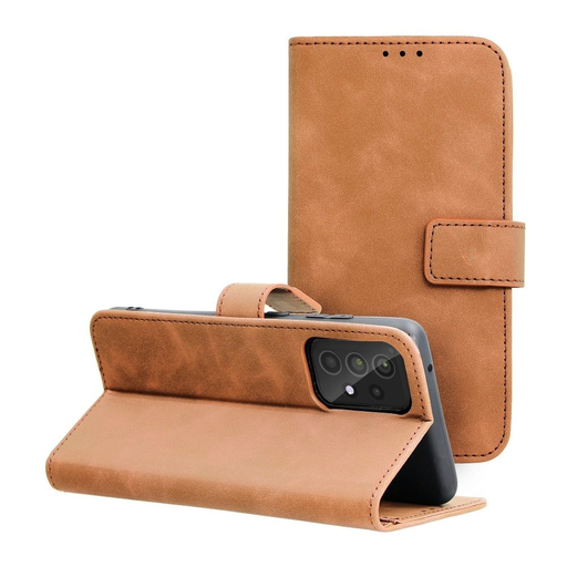 TENDER fliptok Samsung Galaxy A52 5G / A52S barna tok TENDER fliptok Samsung Galaxy A52 5G / A52S barna tok
