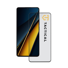 Taktikai 5D Üveg Pajzs a Poco X6 Pro 5G Fekete üvegfólia