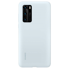 Eredeti Huawei P40 tok - Szilikon védőtok (51993723) VILÁGOSKÉK tok