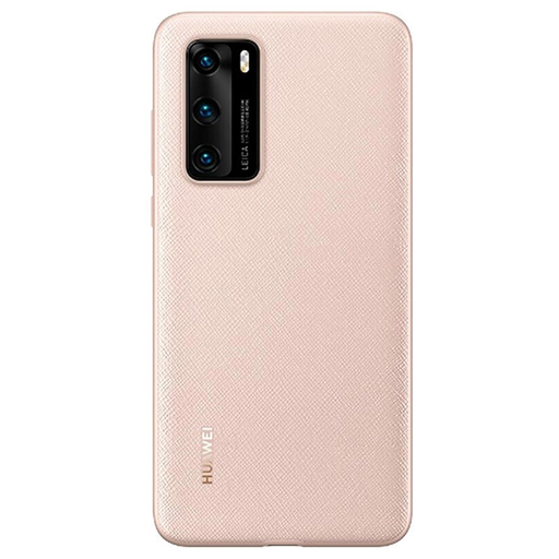 Eredeti Huawei P40 PU védőtok (51993713) RÓZSASZÍN tok