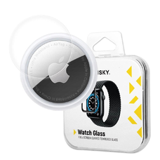 Wozinsky Watch Glass hibrid AirTag üvegfólia fekete