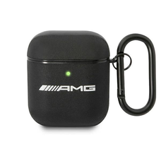 AMG AMA2SLWK AirPods tok fekete/fekete bőr