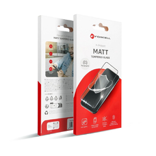 Forcell Matt üvegfólia - iPhone 13 Pro Max / 14 Plus fekete