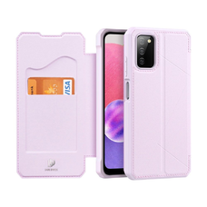 DUX DUCIS Skin X fliptok Samsung Galaxy A03s készülékhez rózsaszín