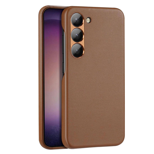 Dux Ducis Grit tok Samsung Galaxy S23 Plus számára, elegáns tok műbőrből, barna Dux Ducis Grit tok Samsung Galaxy S23 Plus számára, elegáns tok műbőrből, barna