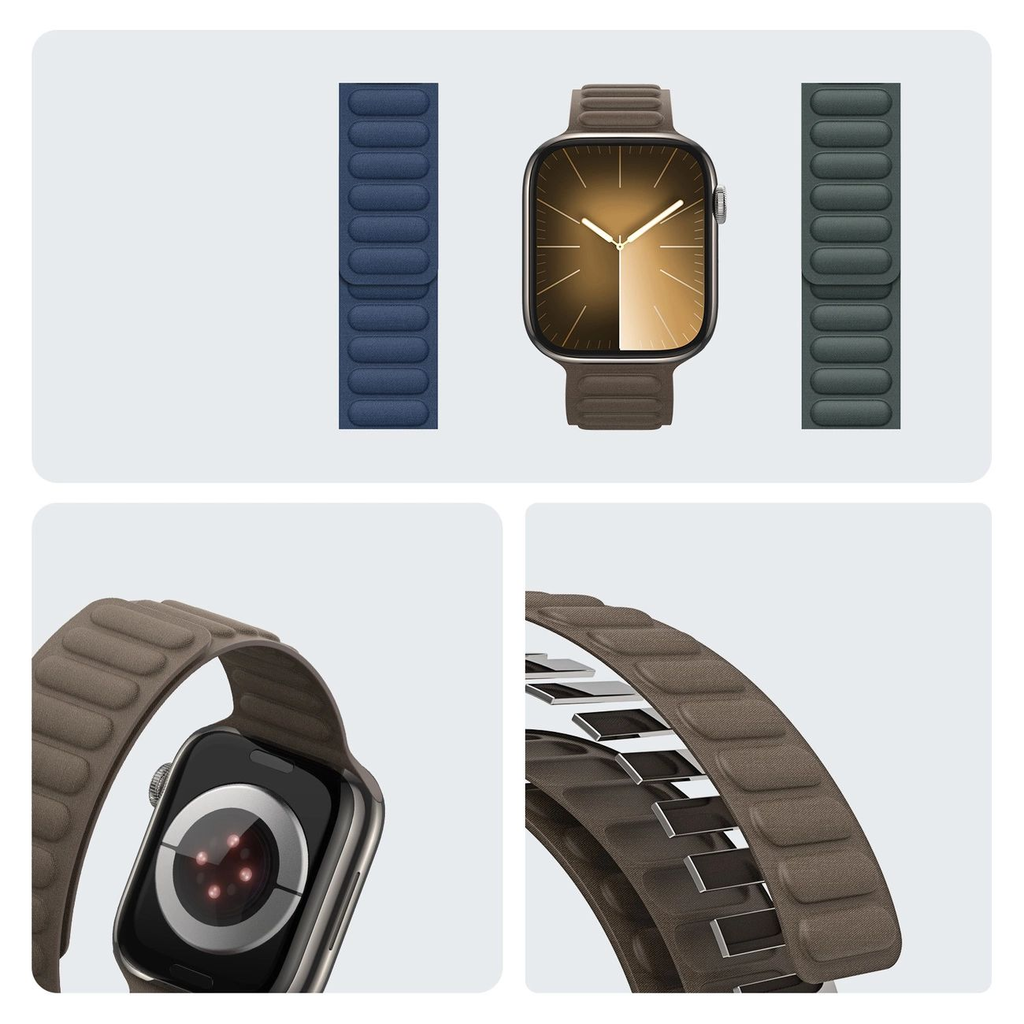 Dux Ducis Strap BL mágneses szíj Apple Watch 38 / 40 / 41 mm - Sötétszürke - 7