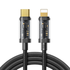 Joyroom kábel USB Type C - Lightning PD 20W 1.2m fekete (S-CL020A12-fekete),