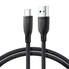 Joyroom Multi-Color Series SA34-AC6 USB-A / USB-C Kábel 100W Gyors Átvitellel 1m - Fekete