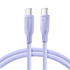  Joyroom SA34-CC3 USB-C - USB-C PD kábel 60W 480Mb/s 1m - lila