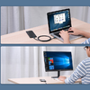 USB 3.0 A - USB-C kábel Vention COZBH 2m fekete PVC - 1. kép