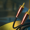 UGREEN AV170 kábel 2x RCA (Cinch) jack 3,5 mm, 2m (fekete) - 2. kép