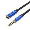 Audio kábel TRRS 3.5mm apa - 3.5mm anya Vention BHCLI 3m kék - 2. kép