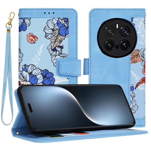 Honor Magic7 Pro Techsuit FlipCraft fliptok kék Honor Magic7 Pro Techsuit FlipCraft fliptok kék