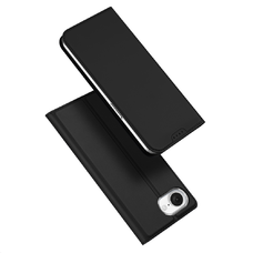 iPhone 16e Dux Ducis Skin Pro eco-bőrtok fekete