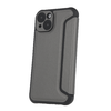 Ezüst színű Carbon fliptok iPhone 15 Pro 6,1