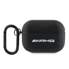 AMG AMAP2SLWK AirPods Pro 2 (2022/2023) tok fekete/fekete bőr fehér logó