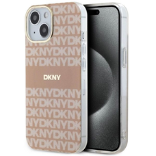 DKNY IML Mono & Stripe MagSafe tok iPhone 15 Plus / 14 Plus - Rózsaszín,