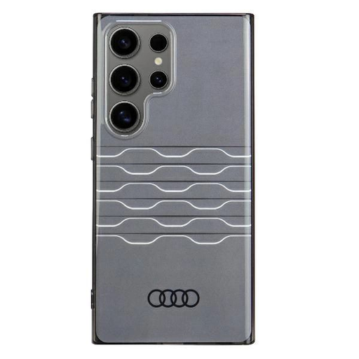 Audi IML Geometric Pattern tok S24 Ultra S928 fekete/fekete keménytok Audi IML Geometric Pattern tok S24 Ultra S928 fekete/fekete keménytok