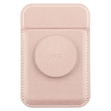 Uniq Flixa Mágneses Kártyatartó Állvánnyal Rózsaszín/Rózsás Pink MagSafe