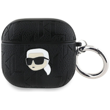 Karl Lagerfeld Monogram Karl Head tok AirPods 4 - Fekete