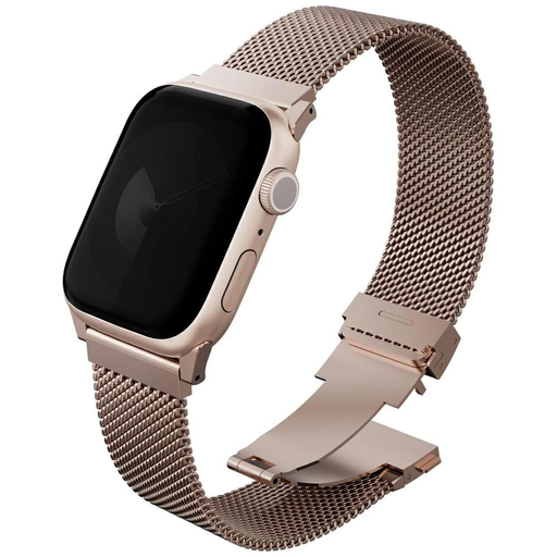 Uniq Dante Pro Apple Watch Szíj 44/45/46/49mm Rozsdamentes Acél - Rózsaszín