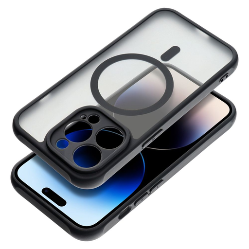 Teljes matt mágneses tok MagSafe kompatibilitással Xiaomi Redmi Note 14 Pro Plus 5G fekete tok Teljes matt mágneses tok MagSafe kompatibilitással Xiaomi Redmi Note 14 Pro Plus 5G fekete tok