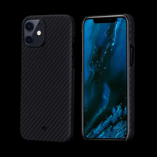 iPhone 12 mini PITAKA MagEZ tok fekete/ szürke színben (KI1201) iPhone 12 mini PITAKA MagEZ tok fekete/ szürke színben (KI1201)