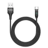 HOCO U76 Fresh USB - Type-C kábel 2A mágneses fejjel 1.2m fekete - 1. kép