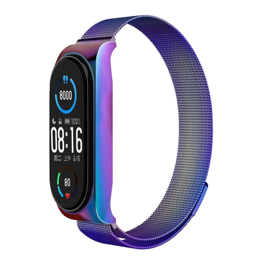 Fém szíj XIAOMI Mi Band 5 / 6 szíjak multicolor (05)