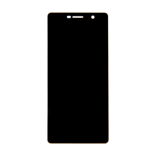Nokia 7 Plus érintőpanel + LCD kijelző fekete (Logo nélkül)