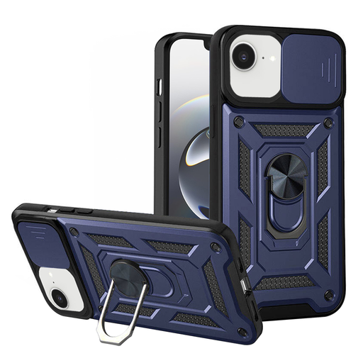 iPhone 16e - Techsuit - CamShield sorozat - Kék tok