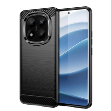  Techsuit - Karbon Szilikon - Xiaomi Redmi Note 14 Pro+ - Fekete tok
