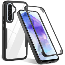 Samsung Galaxy A36 5G / A56 5G - Techsuit - ColorVerse 360 Sorozat + Képernyővédő - Fekete tok