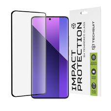  Techsuit - 111D Teljes Fedezetű / Teljes Ragasztású Üveg / 3D Hajlított - Xiaomi Redmi Note 13 Pro+ 5G / Note 14 Pro / Note 14 Pro+ - Fekete