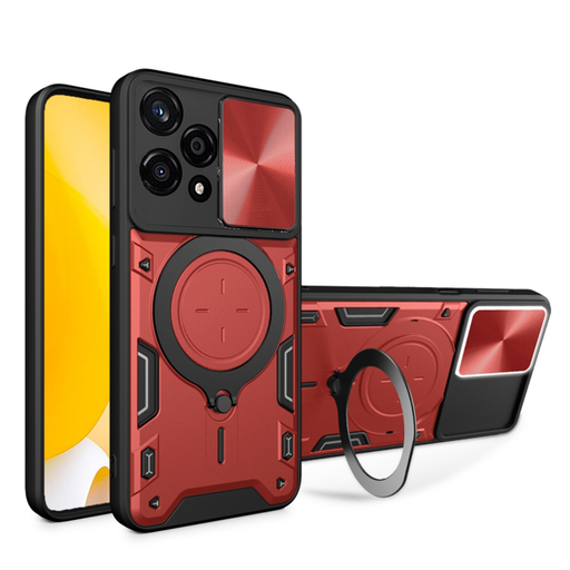 Techsuit - CamGuard Pro - Honor 200 Lite - Piros tok Techsuit - CamGuard Pro - Honor 200 Lite - Piros tok