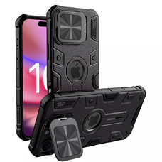  Nillkin - CamShield Armor Prop Mágneses - iPhone 16 Pro Max - Fekete tok