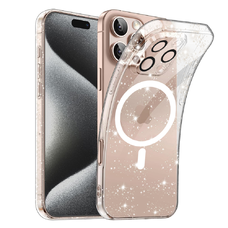  Techsuit - SparkleSkin MagSafe sorozat - iPhone 16 Pro - Átlátszó tok