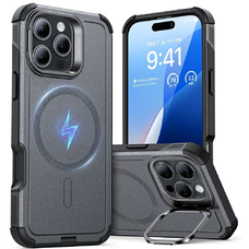  ESR - Cyber Armor kitámasztó - iPhone 16 Pro Max - Szürke tok