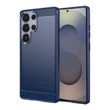  Techsuit - Karbonszilikon - Samsung Galaxy S25 Ultra - Kék tok
