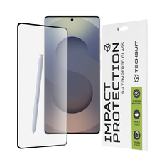  Techsuit - 111D Teljes Fedés / Teljes Ragasztás Üveg - Samsung Galaxy S25 Ultra - Fekete